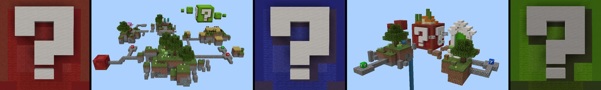 Panorama of the Minecraft Bedrock Marketplace product Skyblock+ created by Wonder.