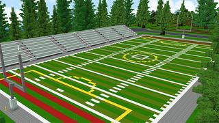 Screenshot of the Minecraft Bedrock Marketplace product Sports Center created by Wonder.