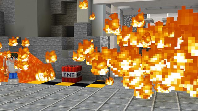 Screenshot of the Minecraft Bedrock Marketplace product Super Weapons created by Wonder.