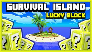 Thumbnail of the Minecraft Bedrock Marketplace product Survival Island Lucky Block created by Wonder.