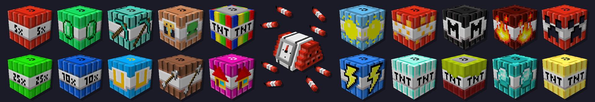 Panorama of the Minecraft Bedrock Marketplace product TNT Enhanced created by Wonder.