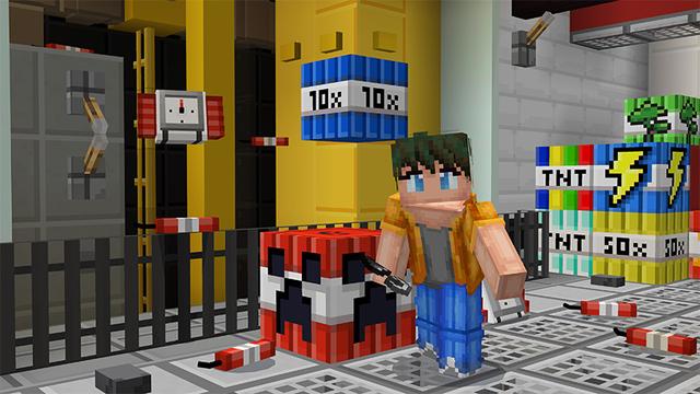 Screenshot of the Minecraft Bedrock Marketplace product TNT Enhanced created by Wonder.