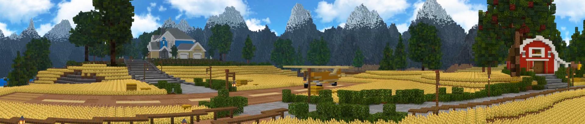 Panorama of the Minecraft Bedrock Marketplace product Traditional House created by Wonder.