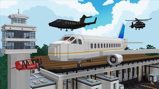 Screenshot of the Minecraft Bedrock Marketplace product Travel Life: Planes & Airports created by Wonder.