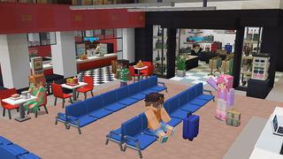 Screenshot of the Minecraft Bedrock Marketplace product Travel Life: Planes & Airports created by Wonder.