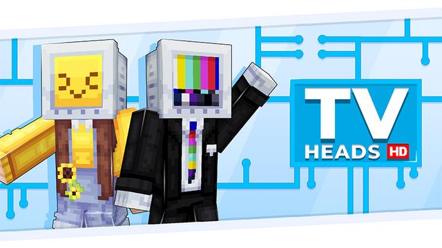 Thumbnail of the Minecraft Bedrock Marketplace product TV Heads HD created by Wonder.