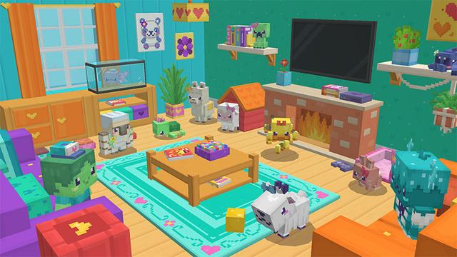 Screenshot of the Minecraft Bedrock Marketplace product Ultra Cute Mob Pets created by Wonder.