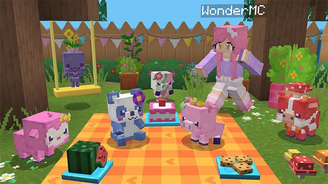 Screenshot of the Minecraft Bedrock Marketplace product Ultra Cute Mob Pets created by Wonder.