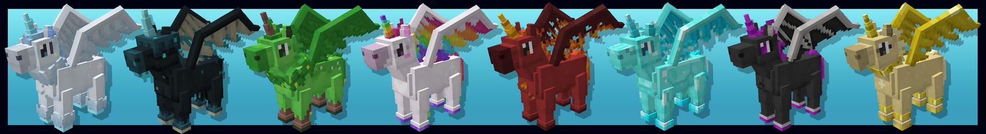 Panorama of the Minecraft Bedrock Marketplace product UNICORNS created by Wonder.