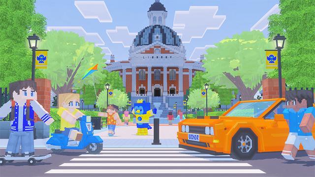 Screenshot of the Minecraft Bedrock Marketplace product University Roleplay created by Wonder.