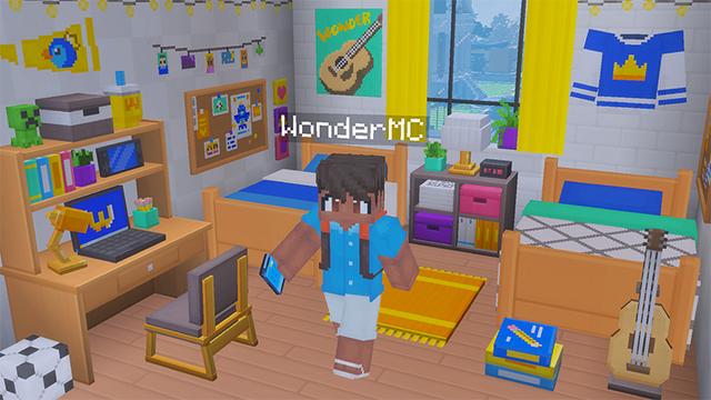 Screenshot of the Minecraft Bedrock Marketplace product University Roleplay created by Wonder.