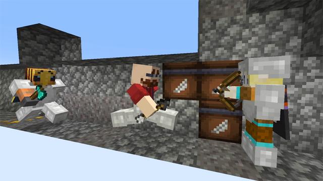 Screenshot of the Minecraft Bedrock Marketplace product Tunnel Rats created by Xisuma.