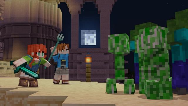 Screenshot of the Minecraft Bedrock Marketplace product Sand Castle Base created by ADD!T!ONS.