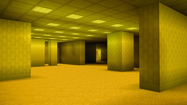 Screenshot of the Minecraft Bedrock Marketplace product BACKROOMS Add-On created by XP GAMES.