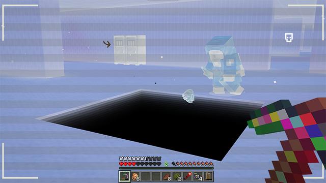 Screenshot of the Minecraft Bedrock Marketplace product BACKROOMS Add-On created by XP GAMES.