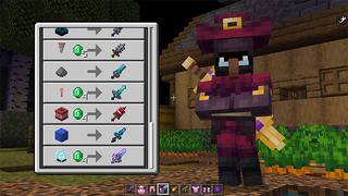 Screenshot of the Minecraft Bedrock Marketplace product OP Traders PACK created by XP GAMES.