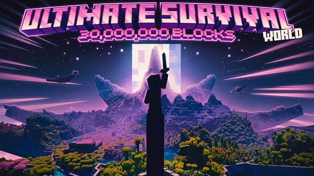 Thumbnail of the Minecraft Bedrock Marketplace product ULTIMATE Survival World created by XP GAMES.