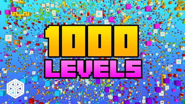Thumbnail of the Minecraft Bedrock Marketplace product 1000 Level Parkour created by Yeggs.