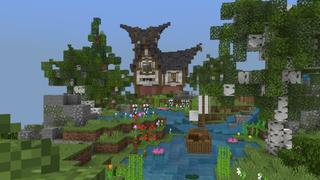 Screenshot of the Minecraft Bedrock Marketplace product 500x Find The Button created by Yeggs.