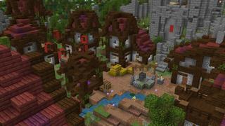 Screenshot of the Minecraft Bedrock Marketplace product 500x Find The Button created by Yeggs.