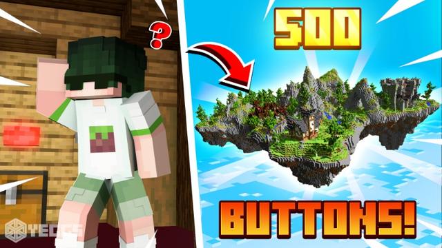 Thumbnail of the Minecraft Bedrock Marketplace product 500x Find The Button created by Yeggs.