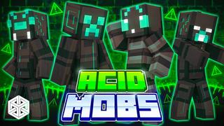 Thumbnail of the Minecraft Bedrock Marketplace product Acid Mobs created by Yeggs.
