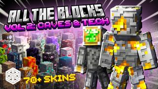Thumbnail of the Minecraft Bedrock Marketplace product ALL THE BLOCKS: Caves & Tech created by Yeggs.