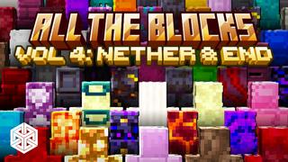 Thumbnail of the Minecraft Bedrock Marketplace product ALL THE BLOCKS: Nether & End created by Yeggs.