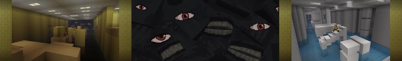 Panorama of the Minecraft Bedrock Marketplace product Backrooms Escape created by Yeggs.
