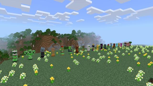 Screenshot of the Minecraft Bedrock Marketplace product Better Creepers created by Yeggs.