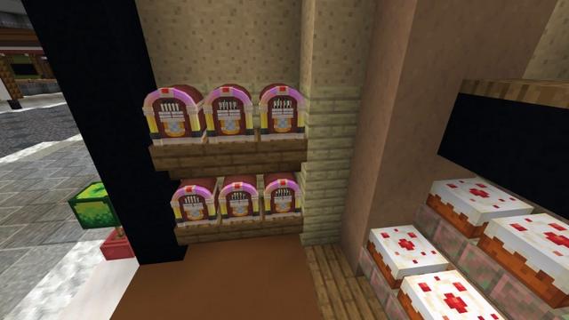 Screenshot of the Minecraft Bedrock Marketplace product Better Jukeboxes Add-On created by Yeggs.