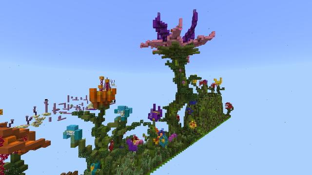 Screenshot of the Minecraft Bedrock Marketplace product Biome Run created by Yeggs.