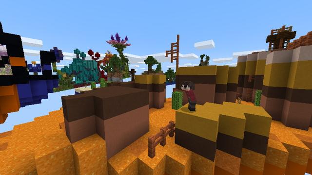 Screenshot of the Minecraft Bedrock Marketplace product Biome Run created by Yeggs.