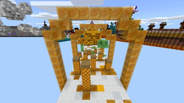 Screenshot of the Minecraft Bedrock Marketplace product Biome Run created by Yeggs.