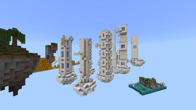 Screenshot of the Minecraft Bedrock Marketplace product Biome Run created by Yeggs.