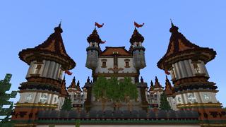 Screenshot of the Minecraft Bedrock Marketplace product Bonkritz Palace created by Yeggs.