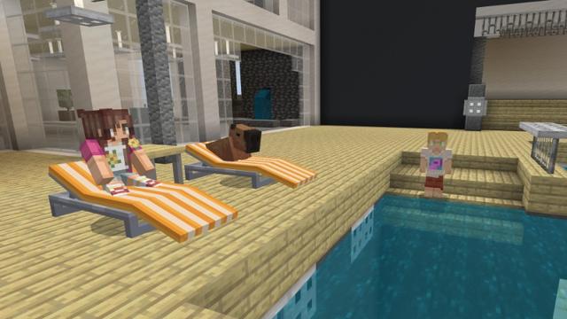 Screenshot of the Minecraft Bedrock Marketplace product Capybara Resort created by Yeggs.