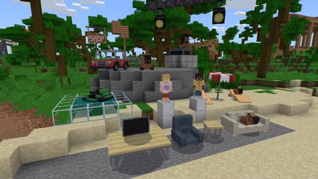 Screenshot of the Minecraft Bedrock Marketplace product Capybara Resort created by Yeggs.
