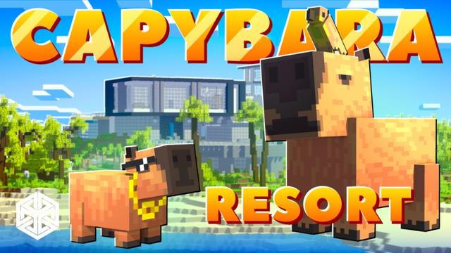 Thumbnail of the Minecraft Bedrock Marketplace product Capybara Resort created by Yeggs.