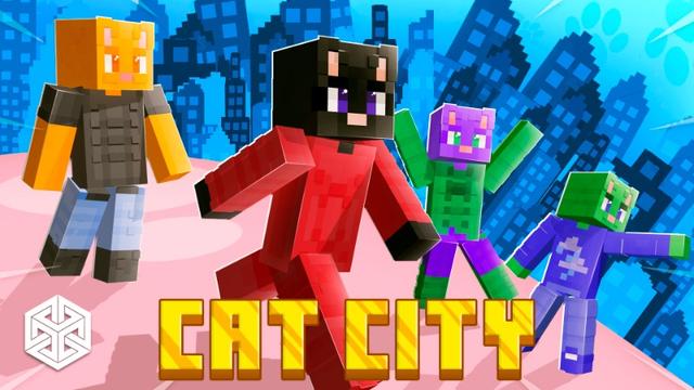 Thumbnail of the Minecraft Bedrock Marketplace product Cat City created by Yeggs.
