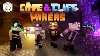 Thumbnail of the Minecraft Bedrock Marketplace product Cave & Cliff Miners created by Yeggs.