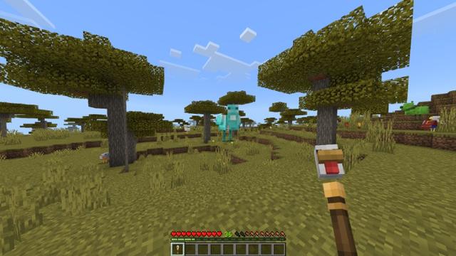 Screenshot of the Minecraft Bedrock Marketplace product Chickens Plus Add-On created by Yeggs.