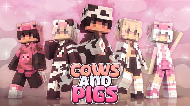Thumbnail of the Minecraft Bedrock Marketplace product Cows And Pigs created by Yeggs.