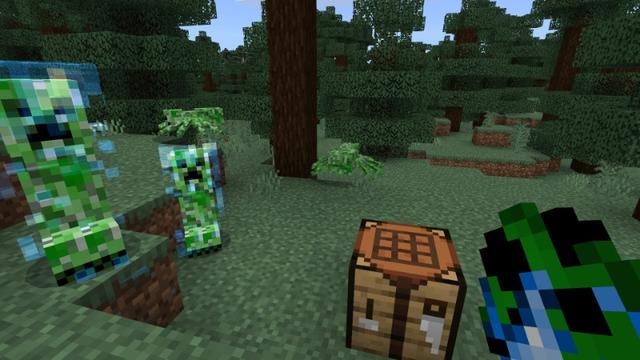 Screenshot of the Minecraft Bedrock Marketplace product Craftable Spawn Eggs created by Yeggs.