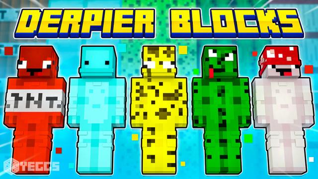 Thumbnail of the Minecraft Bedrock Marketplace product Derpier Blocks created by Yeggs.