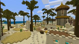 Screenshot of the Minecraft Bedrock Marketplace product Desert Survival created by Yeggs.