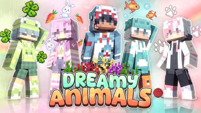 Thumbnail of the Minecraft Bedrock Marketplace product Dreamy Animals created by Yeggs.