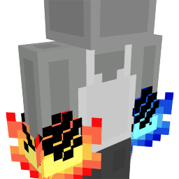 Thumbnail of the Minecraft Bedrock Marketplace product Dual Flaming Hands created by Yeggs.