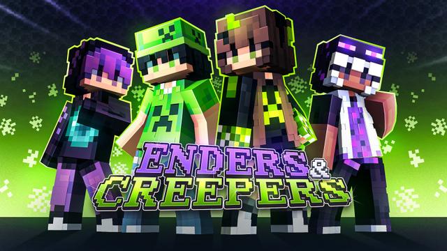 Thumbnail of the Minecraft Bedrock Marketplace product Enders & Creepers created by Yeggs.