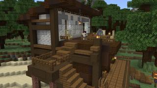Screenshot of the Minecraft Bedrock Marketplace product Golem Island created by Yeggs.